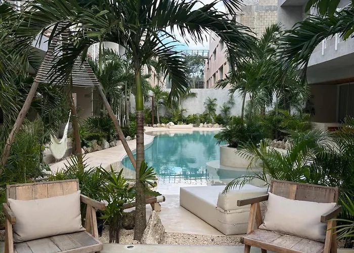 New With Bathtub And Jacuzzi Apartment Tulum